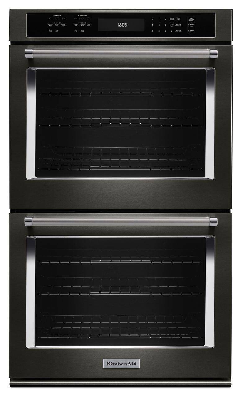 KitchenAid KODE500EBS 30" 5.0 Cu. Ft. True Convection Double Wall Oven